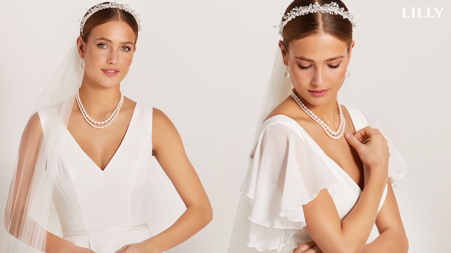 Sådan får du ærmer på din brudekjole